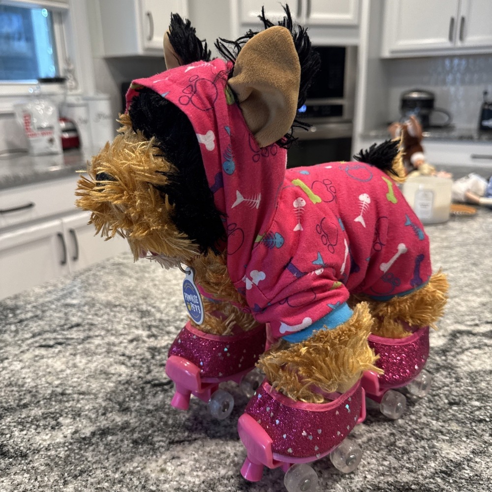 BUILD A BEAR WORKSHOP YORKSHIRE TERRIER DOG Stuffed Animal Plushie 12" x 13" TOY